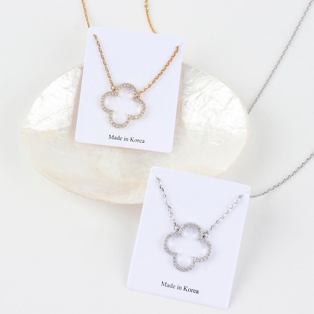 Large Four-leaf Clover Necklace